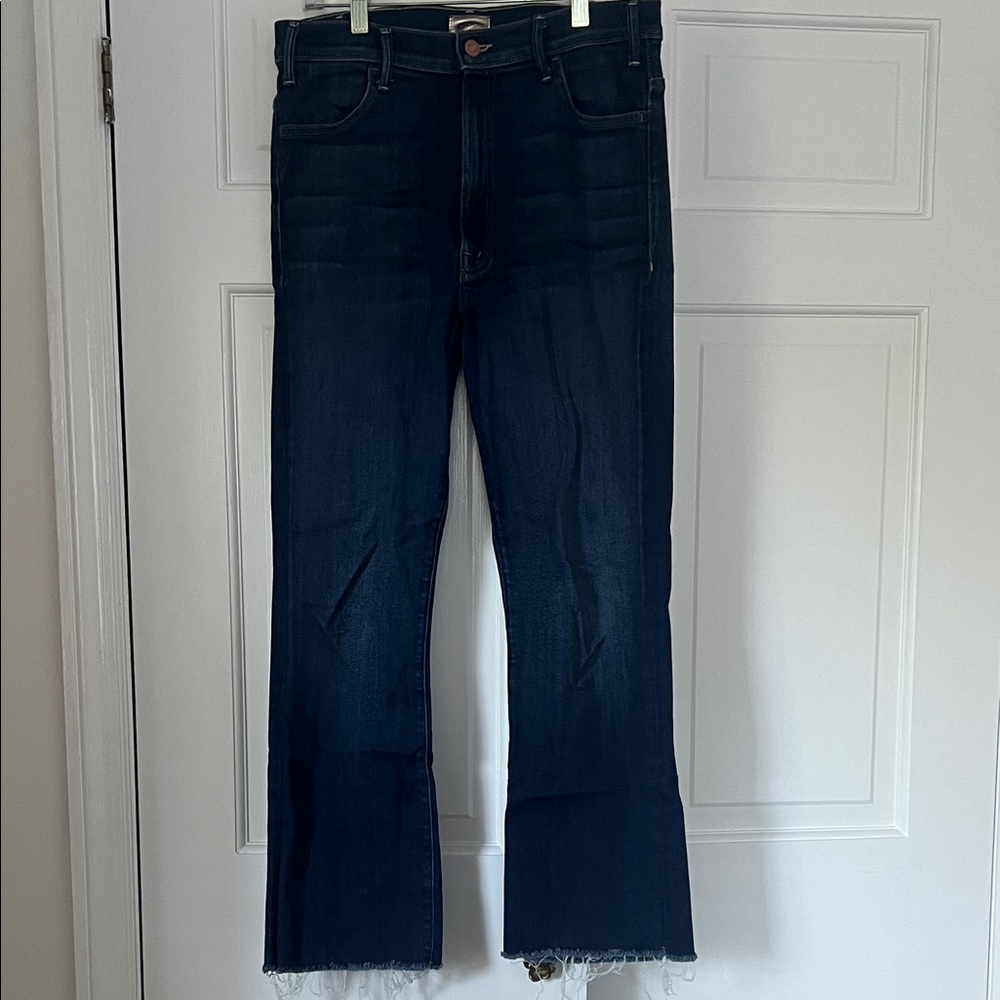 Dark Blue Women's Straight-Leg Jeans